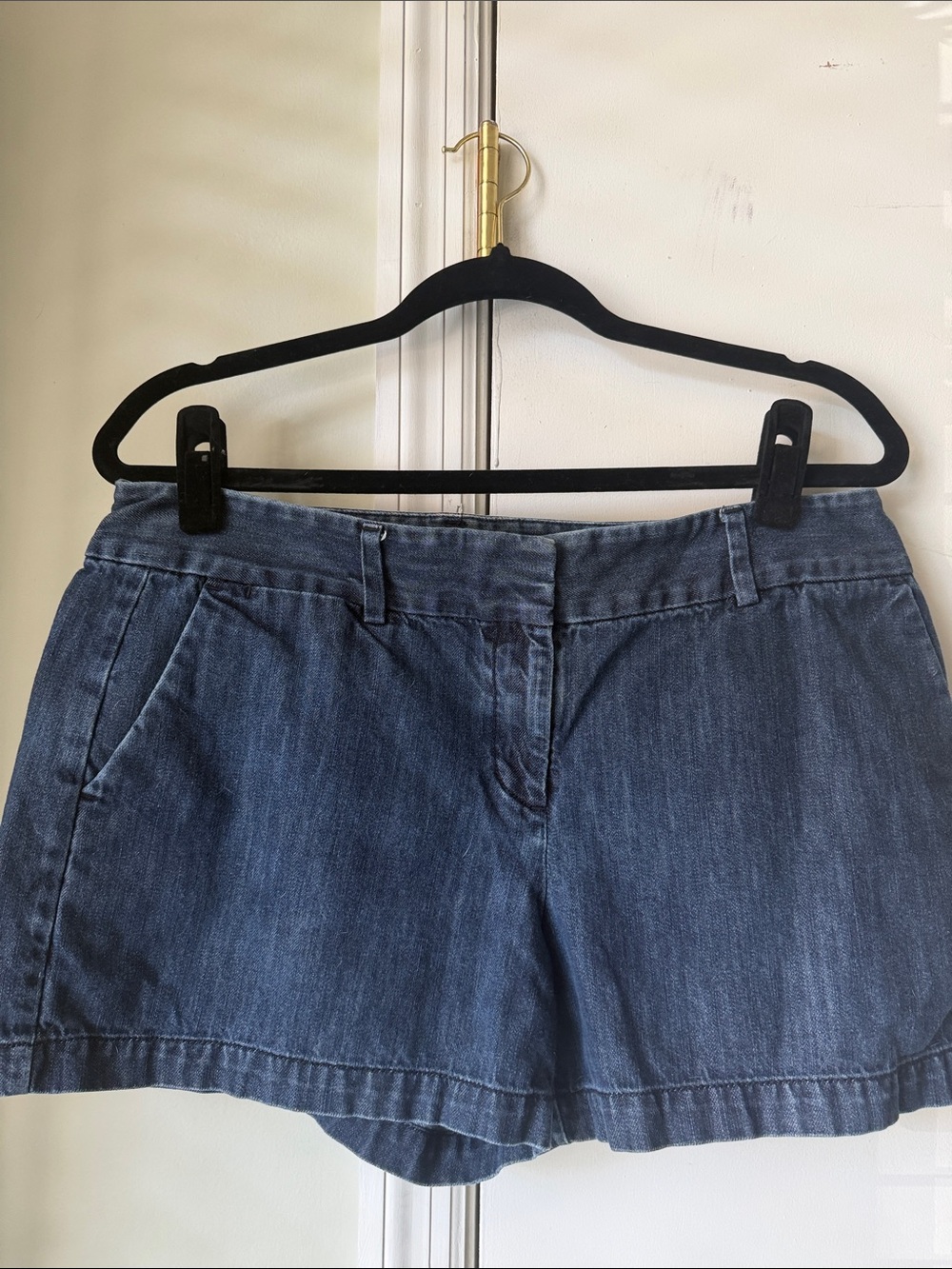 LOFT Dark Blue Denim Casual Shorts